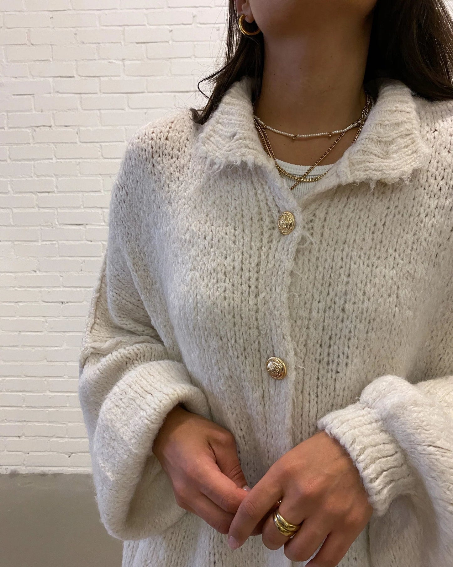 Noverra™ Oversized Knit Cardigan