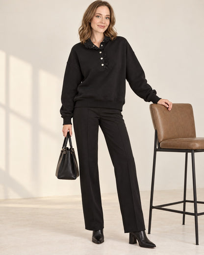Noverra Ruffle Pullover